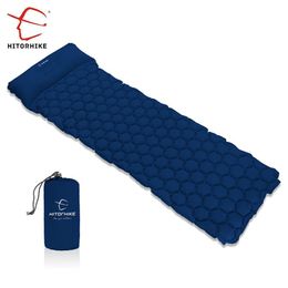 Hitorhike Inflatable Sleeping Pad Moisturepro Camping Mat With Pillow air mattress Cushion Sleeping Bag air sofa inflatable sofa Qxhun