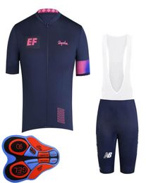 New EF Education First Team cycling jersey summer men short sleeve sports bike clothes quick dry racing wear mtb bicycle outfits Y3200821