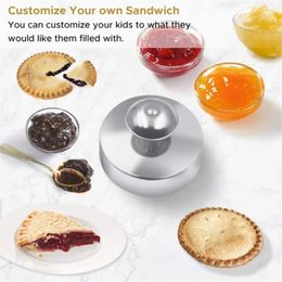 Baking Tools Sandwich Cutter Durable Round 304 Stainless Steel Bento Toast Making Moulds Smooth Food Grade 9cm Diameter