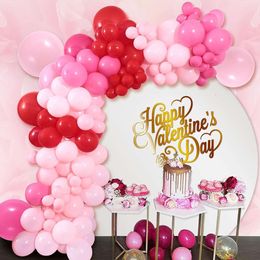 149pcs Pink Balloon Garland Arch Kit for Girls Birthday Princess Party Background Valentine's Day Baby Shower Decorations map