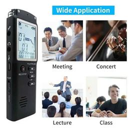 Digital Voice Recorder MP3 player phone recording 8G voice Dictaphone grabadora large distancia digital voice recorder audio pen microphone d240530