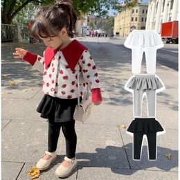 Girls 1-7 Years Old Culottes Everyday Casual Kids Fashion Comfortable Leggings Childrens Skirt Pants In One Spring And Autumn L2405