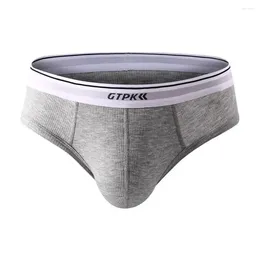Underpants Men Men's Wide Waistband Panties Breathable Cutting Underwear With Quick-drying Technology Design For Comfort Elastic