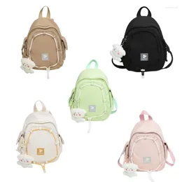 School Bags Durable And Portable Backpack Korean Student Bag With Decoration