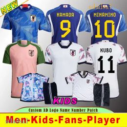 2023 Japans Soccer Jerseys Cartoon Fan Player version ISAGI ATOM TSUBASA MINAMINO ASANO DOAN KUBO ITO KIDS KIT Football Shirt
