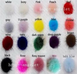 35mm Fur Craft pompon ball pom pom lovely pompoms for Hairpins hair barrettes ornament accessories GR1013532464