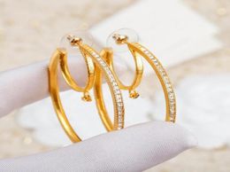 Fashion hoop MOON earrings aretes orecchini for women party wedding lovers gift jewelry engagement with box GH091747889073905672