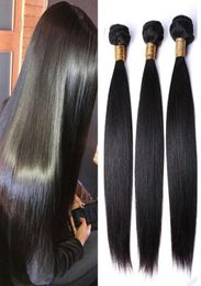 9A Straight Hair Bundles Raw Virgin Indian Hair Extensions Straight Human Hair Weft Weave Bundles Cheap Weaving1376273