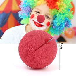 1/10PCS Red Funny Clown Nose Foam Sponge Ball Nose Novelty Cosplay Props Circus Stage Performance Party Goods Halloween Decor