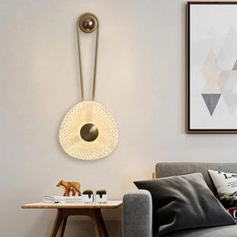 Wall Lamps Modern Bedroom Simple Bedside Lamp Light Luxury Creative Living Room Sofa Background Corridor