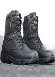 Delta Brand Men Military Tactical Boots Desert Combat Outdoor Army Travel Tacticos Botas Shoes Leather Autumn Ankle Shoes4396665