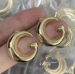 Half Circle Earrings For Women Jewellery Female Stud Earring Female Party Accessories Charm Hoop Couple Earrings Designer With Original Box