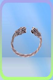 Wristband Cuff Bangle Pangan wicca Jewelry Dragon Head Bangle Bracelet Punk Style Viking Bangles Jewelry Dragon Totem bracelets Fo9864917