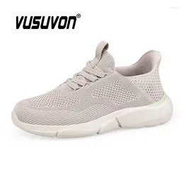 Casual Shoes Men Light Walking Running Breathable Jogging Fashion Mesh Black Summer Spring For Loafers Size 39-45 Father Gift