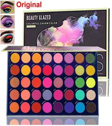Makeup Beauty Glazed Eye Shadow Colour VIBES Eyeshadow Palette 40 Colours Powder Nude Matte Shimmer Neutral Blendable Pallet For Dif3952244