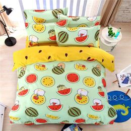 Bedding Sets 38 Cartoon 4pcs Girl Boy Kid Bed Cover Set Duvet Adult Child Sheets And Pillowcases Comforter