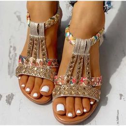 Sandals New Summer Fashion Womens Sandals Platform Wedge Sandals Womens Beach Shoes J240530