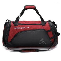 Outdoor Bags Nylon Sports Backpack Large Capacity Waterproof Purse With Shoe Compartment Multifunctional For Football