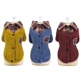 Dog Apparel High Quality Clothes Sweater For Small Dogs Cat Cotton Clothing Woollen Jacket Pets Coat Antumn Winter Teddy XXL