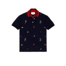 High Quality Spring Luxury Italy Men T-Shirt Designer Polo Shirts High Street Embroidery small horse crocodile Printing Clothing Mens Brand Polo Shirt size S-3XL A22