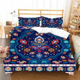 Bedding Sets Comforter Bosnian Style Duvet Cover Home Textiles With Pillowcase King Queen Size Bed Linens Coverlet