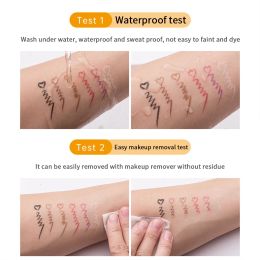 Waterproof Brown Liquid Eyeliner Gel Pen Lasting Not Blooming Colourful Black Red White Eye Liner Pencil Eyes Makeup Cosmetics