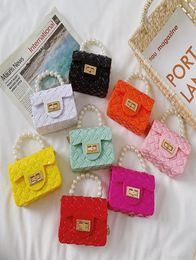 Kids Purses and Handbags Mini Crossbody 2021 Cute PVC Coin Pouch Girls Small Wallet Hand Bags Baby Beach Jelly Purse8902585