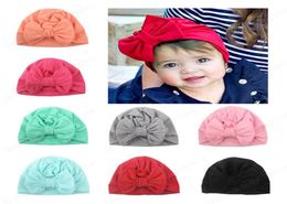 Newborn Baby Bow Hats 7 Design Solid Cap Baby Kids Caps Infant Girl Caps Boy Girls Hats 079794905