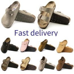 35-44 piattaforma di diapositiva di slipper designer bostons zoccolo flop flop in pelle cucini fiocchi di donne sandali scarpe da ginnastica per esterni