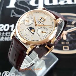 Alengey watch luxury designer Mens Watch 18k Rose Gold 330.032 Lunar Phase Automatic Mechanical Watch Mens Watch SW75I