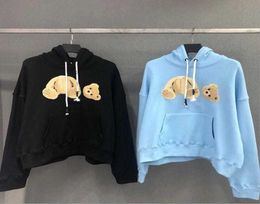 New fashion hoodie Broken Bear sweatshirt Teddy Bear Trendy Terry Explosion Sweater style Men and Women Size SXL2981135