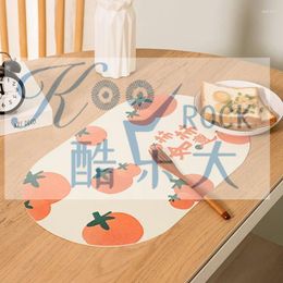 Table Cloth Nordic Dining Mat Placemat Waterproof And Oil Resistant PVC Coffee Western Thermal Insulation
