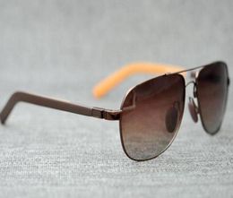 Brand Designer Mcy Jim 327 sunglasses High Quality Polarised Rimless lens men women driving Sunglasses with case7635457