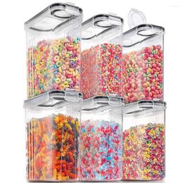Storage Bottles Cereal Food Containers Box Snack Flour Airtight Canister Baking Sugar Leak-proof 1pcs Set Supplies Large For