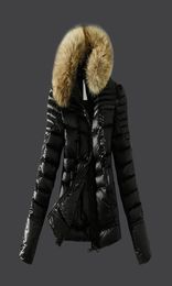 Classic Brand Women Casual Down Jacket Down Coats Women Outdoor big Fur Collar Warm Feather dress Winter Coat outwear Jackets7282189