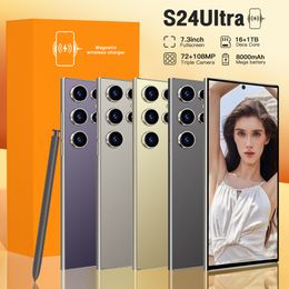 S24 Ultra Unlocked Smartphone, Cell Phone, 7.3 Inch, HD, 5G, Android 13, 4G Version, 16GB + 1TB, Original