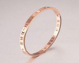 2021 bracelets for couples charm tap bangle mens designer jewelry titanium steel number zircon birthday gift women hand bracelet c9937717