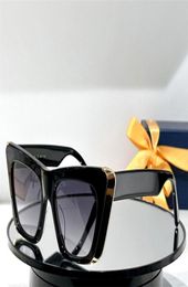 Fashion luxury designer Moon cat eye sunglasses for women vintage charming modern catwalk glasses summer avantgarde style AntiUl3488945