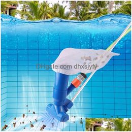 Pool Accessories Adjustable Swimming Vacuum Cleaner Pond Fountain Cleaning Brush Portable Nozzle Tip Tool Drop Delivery Sports Outd Dhaxt