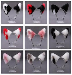 Cute Cat Fox Fur Ear Hair Hoops Cat Ears Headband Women Girls Kids Party Decoration Headdress Cosplay Costume Headwear321x6408862