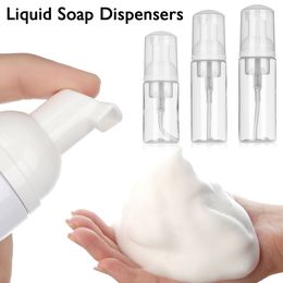 30/50/60/80/100ml Clear/White Plastic Refillable Bottle Foam Pump Bottle Cosmetic Bottle Cleaner Soap Dispenser Foam Bottle