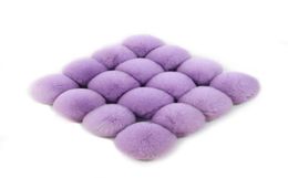 Faux Fur pompon ball fluffy imitation RABBIT fur pompom Soft 8cm Pom Poms for DIY bobbles hair bows hoop Accessories 247 K23330147