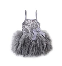Children Clothing Dress Party Fancy Costume Strap Skirt Kids Girls Sequins Ballet Tutu Dance Dresses2508311