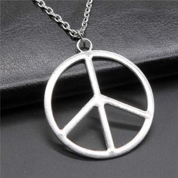 Pendant Necklaces New Fashion Peace Symbol Pendants Necklace Jewelry Gift Peace Sign Peace Dove Necklace For Women S2453102