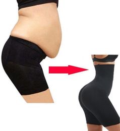 Postpartum High Waist Boxer Tummy Control Panties Hip Enhancer Waist Trainer BuLifter Body Shapewear Large Size Underwear8971616
