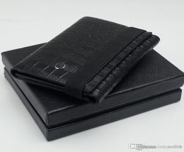 Limited Edition Mens Luxury Genuine Leather Black M B wallet Man Folding Wallet Calfskin MT Classic Wallet Credit Card Holder 7877814