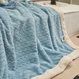 Blankets Thicken Plush Blanket For Bed Sofa Fluffy 200x230 Throw Warm Winter Fleece Velvet Ultra Soft Anti-Static Sheet Comfy