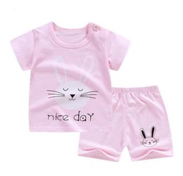 ZWY795 Designer Summer New Baby Boy Clothing Sets Toddler Girl Sport Suit Kids Casual Outfits Good Quality Cotton Suits 2103165786660