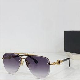 New fashion design pilot sunglasses 6770 metal half frame cut lens simple and popular style versatile outdoor UV400 protection glasses