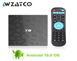 New T9 TV BOX Android 100 4GB 32GB 64GB Smart Rockchip 1080P H265 4K GooglePlay 2GB 16GB media player Set9950270